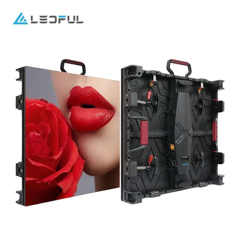 LEDFUL 2020 Новый 500x500 полноцветный шкаф P2.97 P3.91 P4.81 аренда SMD гибкие светодиодные панели экрана для помещений и улицы цена