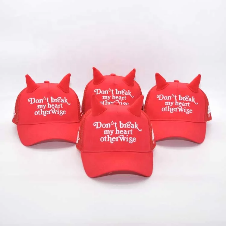 New claw decorative truck cap fashion design truck cap customization original demon truck cap