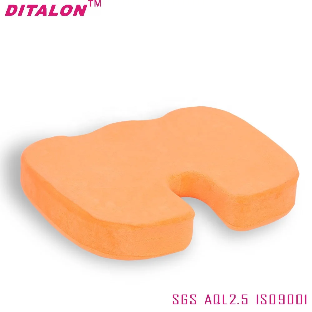 Ergonomic Adult Car Blood Circulation Bus Driver Coccyx Comfort Cushion Inserts Gel Cooling Gel Seat Cushion