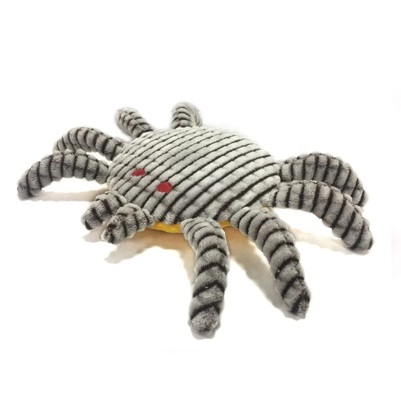 
Cute Spider Styled Dog Squeaky Flying Disc Pet Training Toys 