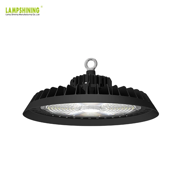 Easier to stock 200W UFO LED High Bay Light with Pluggable Smart Motion sensor for Toll Station Indoor Sport Hanging lamp