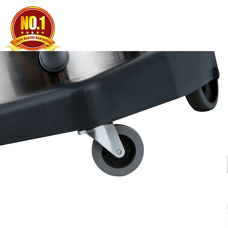 Haotian 2 Motor Wet & Dry Vacuum Cleaner Capacity Stainless Steel 60L 220V 2000W Restaurant Food Grease Extraction Vaccum 24.5