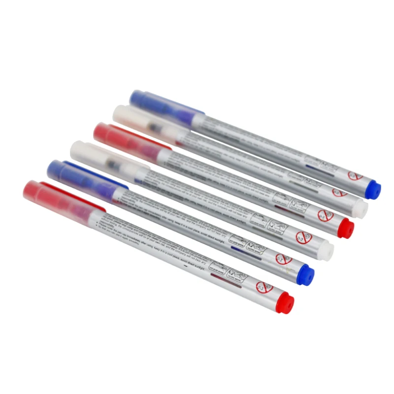 Jumbo Gel Pen Marker Pen Wholesale Cheap Price OEM High Temporary Heat Erasable Fabric Marker Pen 3 Colors 12 Pcs/ Se