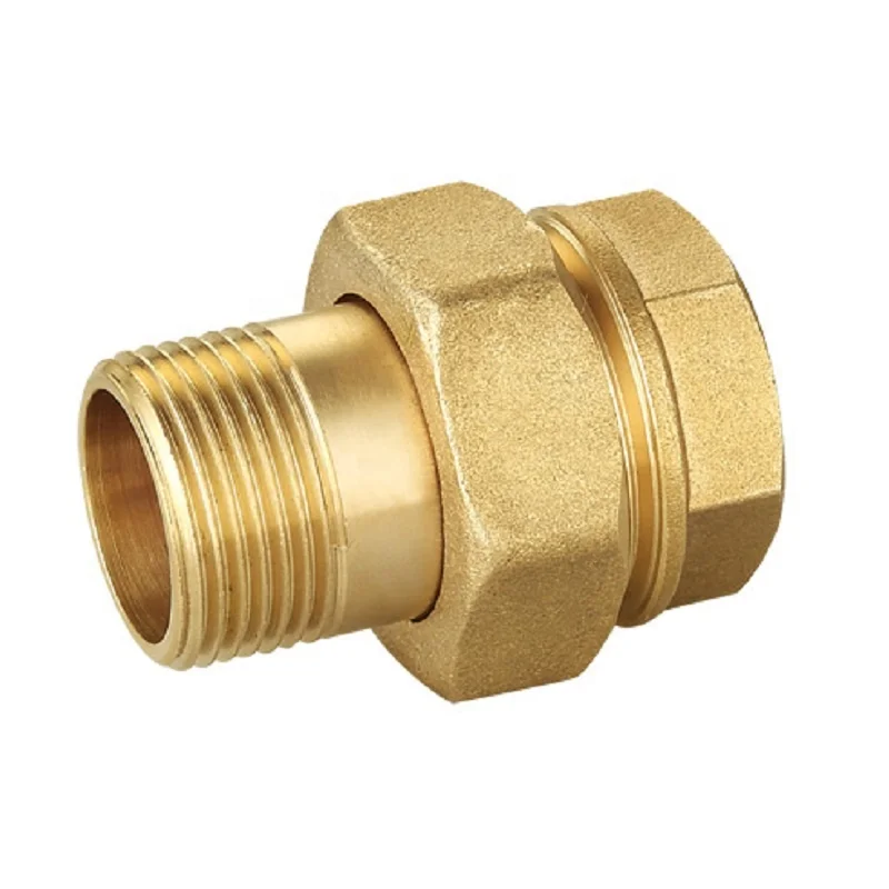 High quality sand blaster O-ring seal forged brass union elbow fitting