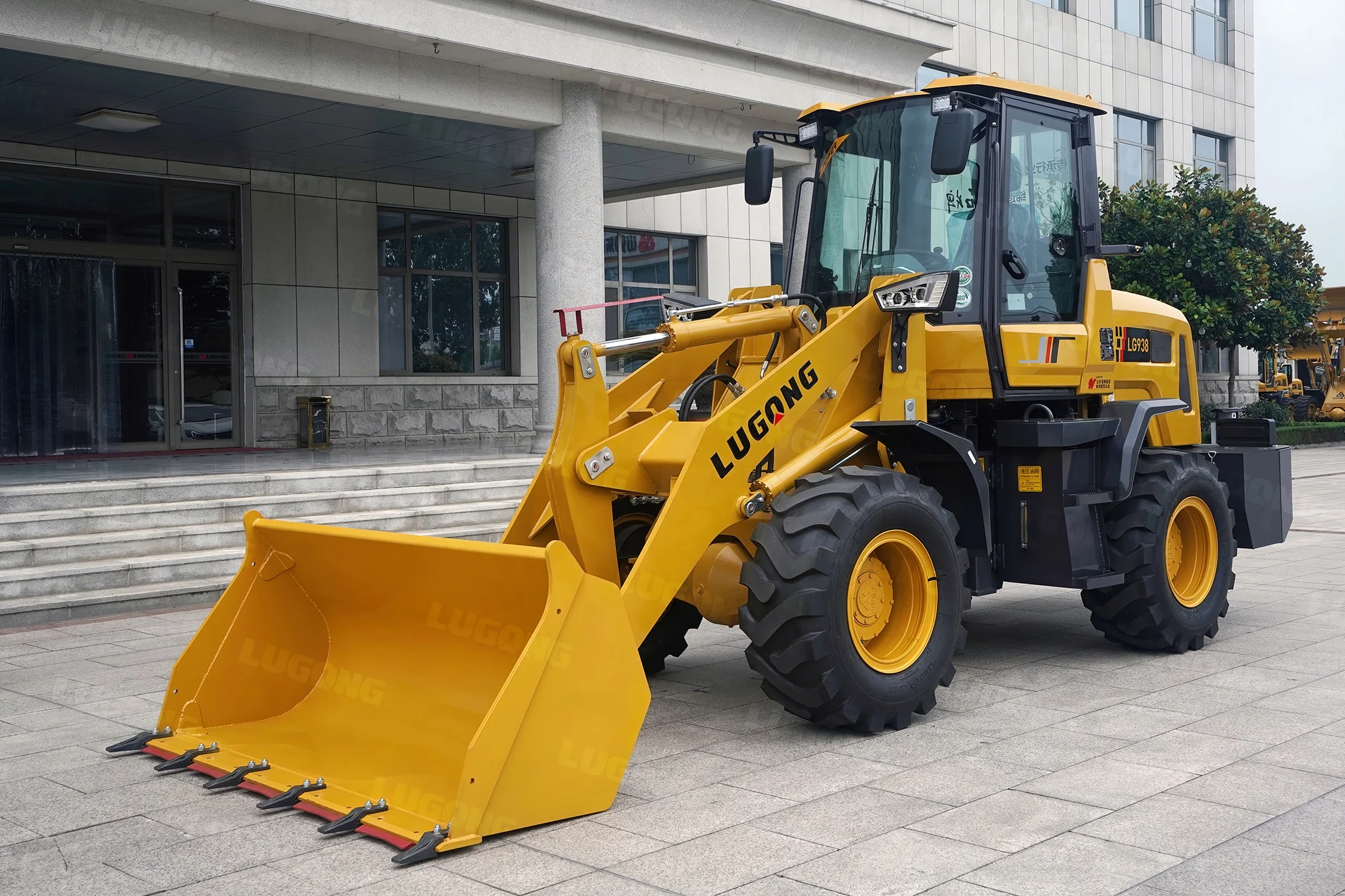 LUGONG LG938 0.6 Ton 1.6t 2ton Multifunction CE Diesel China Farm Front End Mini Articulated Wheel Loader Price