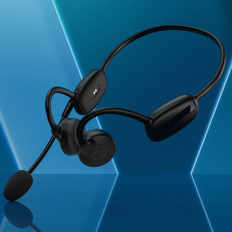 Amazon костной проводимости наушники с микрофоном для обслуживания клиентов водителя грузовика учитель