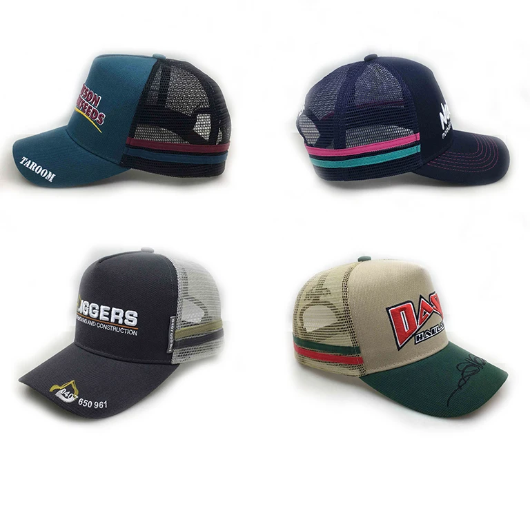 Custom Design You Own Logo Fashion Trucker cap, Embroidery Printing Mesh Hat , Snapback Trucker Mesh Hats