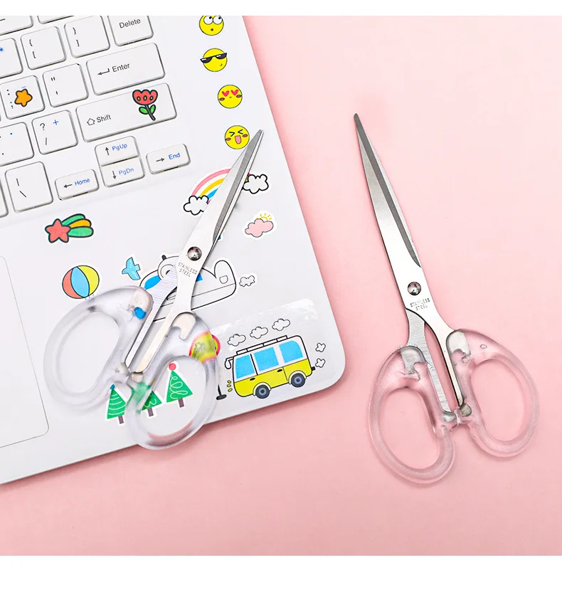 Student safety stationary student babies kids Children Scissors stationery scissors for cutting paper Diy Stationery Clippers