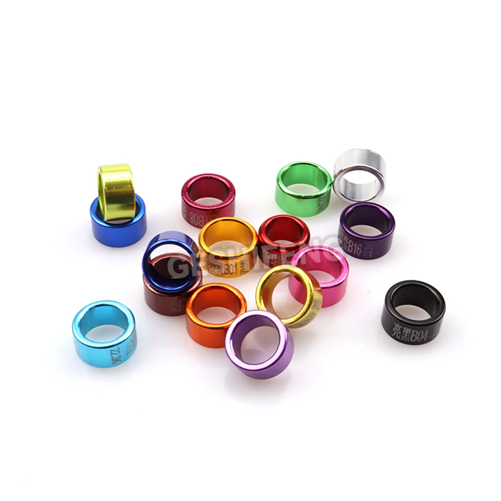 GSF Small Size 2mm - 9mm Metal Aluminum Ring Arabic Racing Pigeon Rings Parrot Band Pigeon Rings