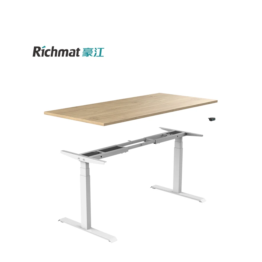 healthy stand up dual motor modern height adjustable desk standing desk table