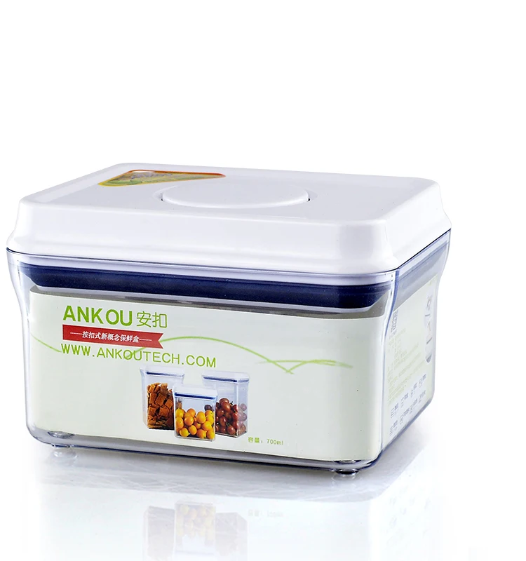 Ankou Kitchen Organization Fridge Storage Containers Plastic Food Storage Container Sets Airtight Containerair With Lids