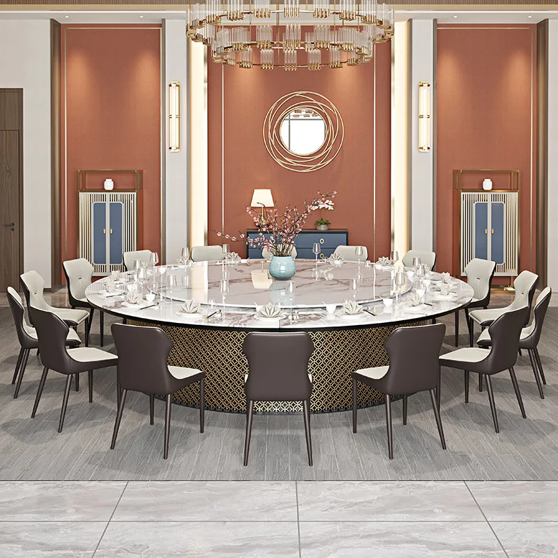 Factory-made Commercial Restaurant Fashion Hot Pot Round Table