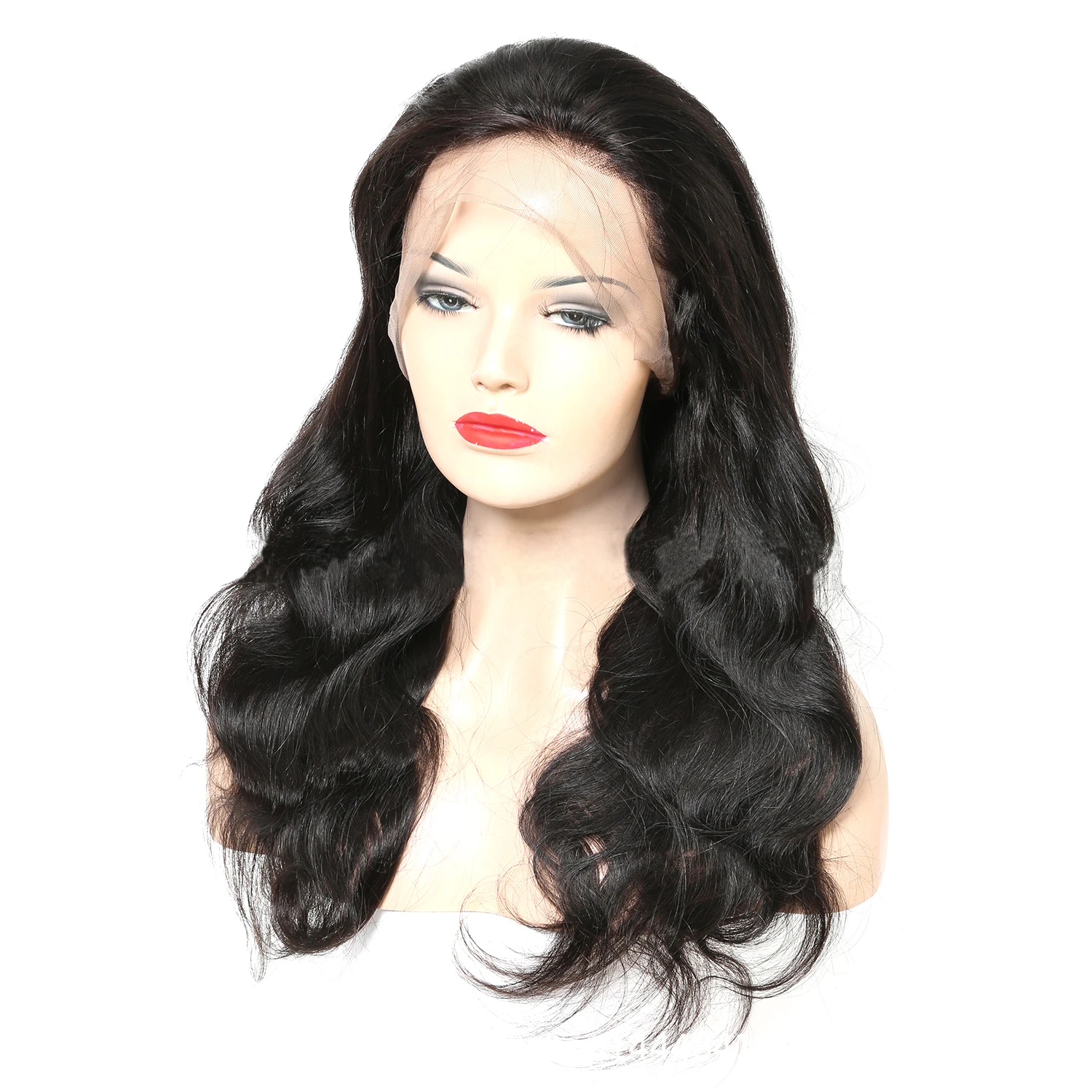 Wholesale Brazilian Hair HD lace frontal wigs, lace front wigs with baby hair, double drawn human hair unproccessed virgin hair