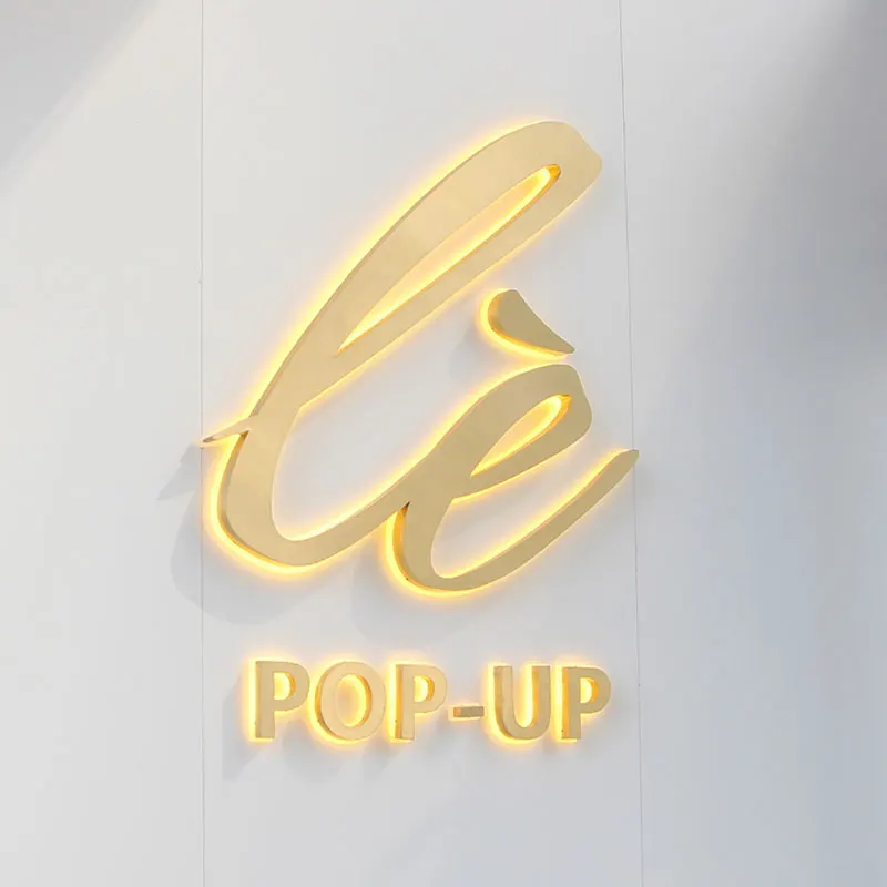 Making Your Own Backlit Brand Outdoor Light Led Letter Store Front Sign 3D Acrylic up Logo Electronic
