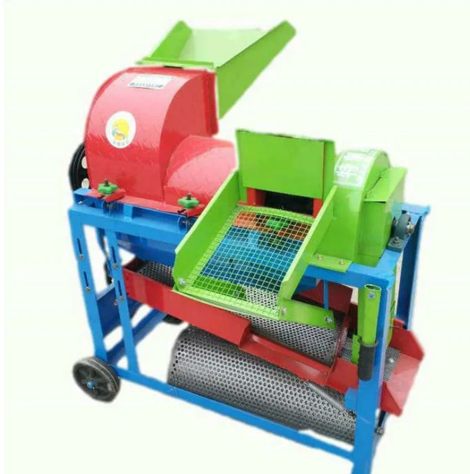 Multifunctional grain thresher with diesel rice threshing machine for separating grain from straw