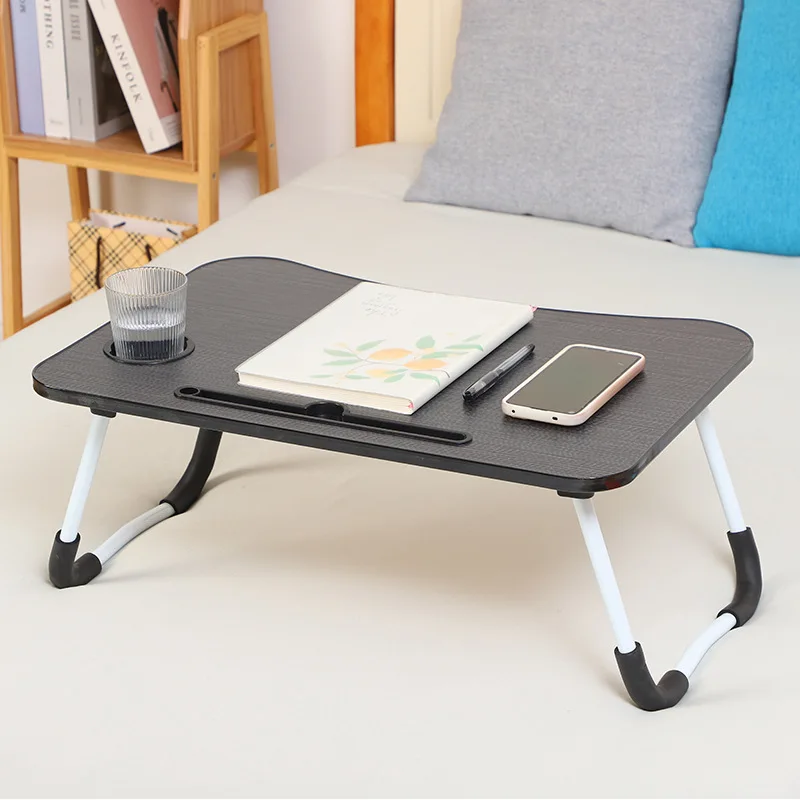 America market hotsale home Decor small furniture MDF+Aluminum Home bed use foldable Laptop Table