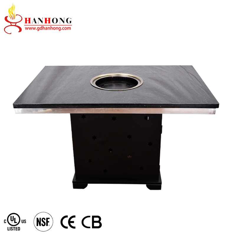 2021 домашний кварцевый бездымный коммерческий корейский электрический барбекю гриль стол по разумной цене