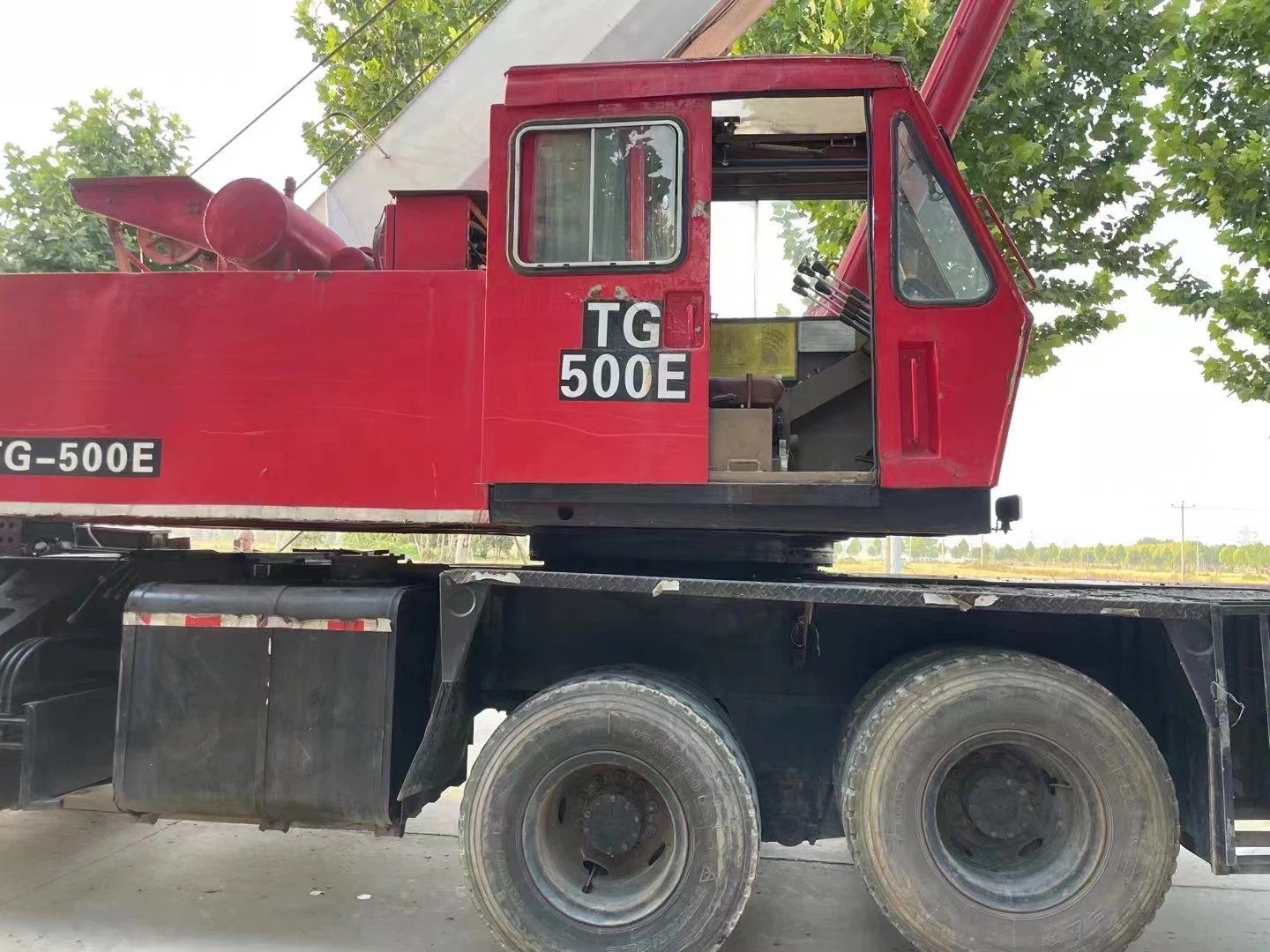 Japan Original Used Tadano TG500E 50-Ton Truck Crane with Low Price High Quality in Stock for sale Good Engine Pump Year 2008