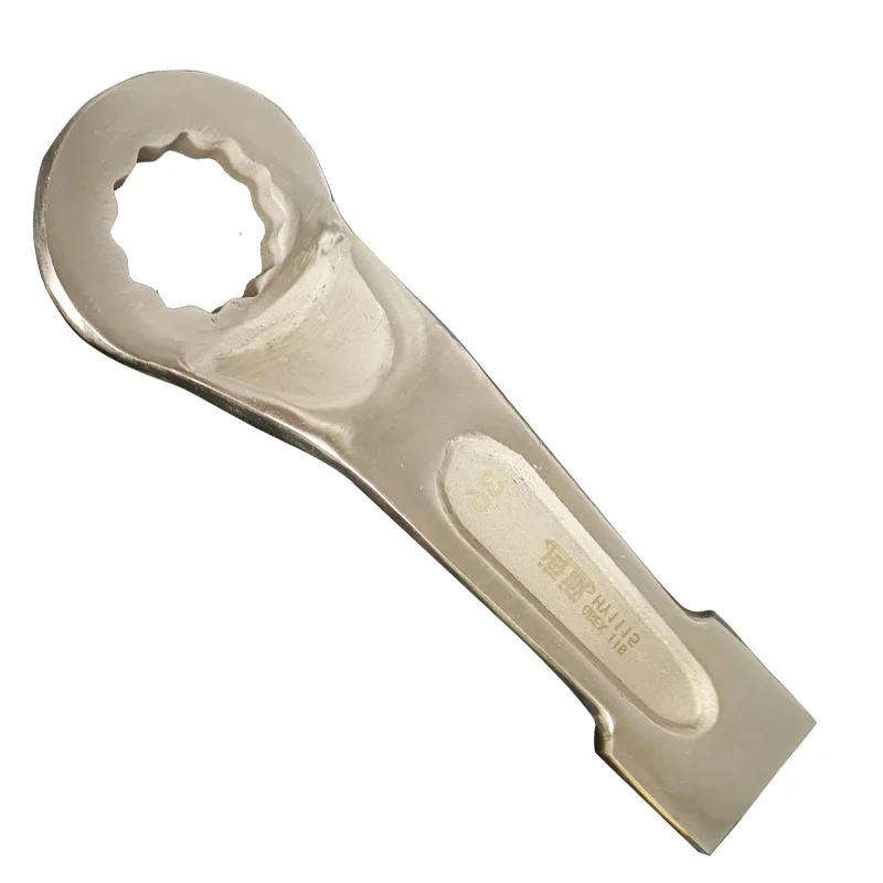 High Quality Non sparking tools Explosion Proof High Neck Strike Ring Wrench Copper Alloy  1/2 torque wrench