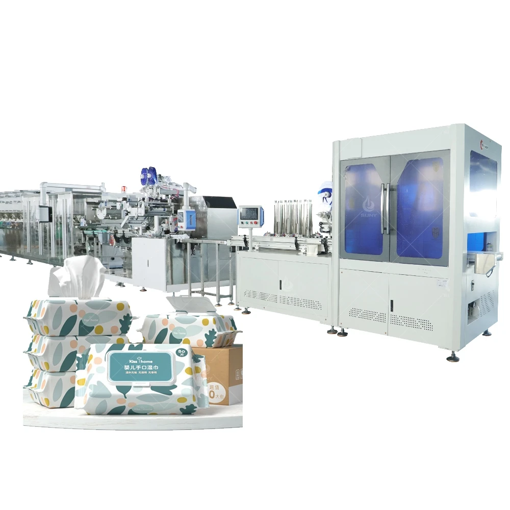 High Efficiency Manufacturer Wet Wipe Making Machinery Good Quality Automatic Wet Wipes Packing Machine