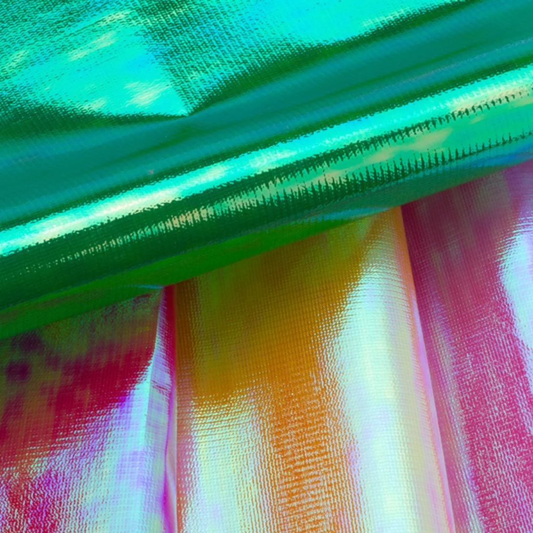 
laser film foil mesh fabric stage cloth for decoration 