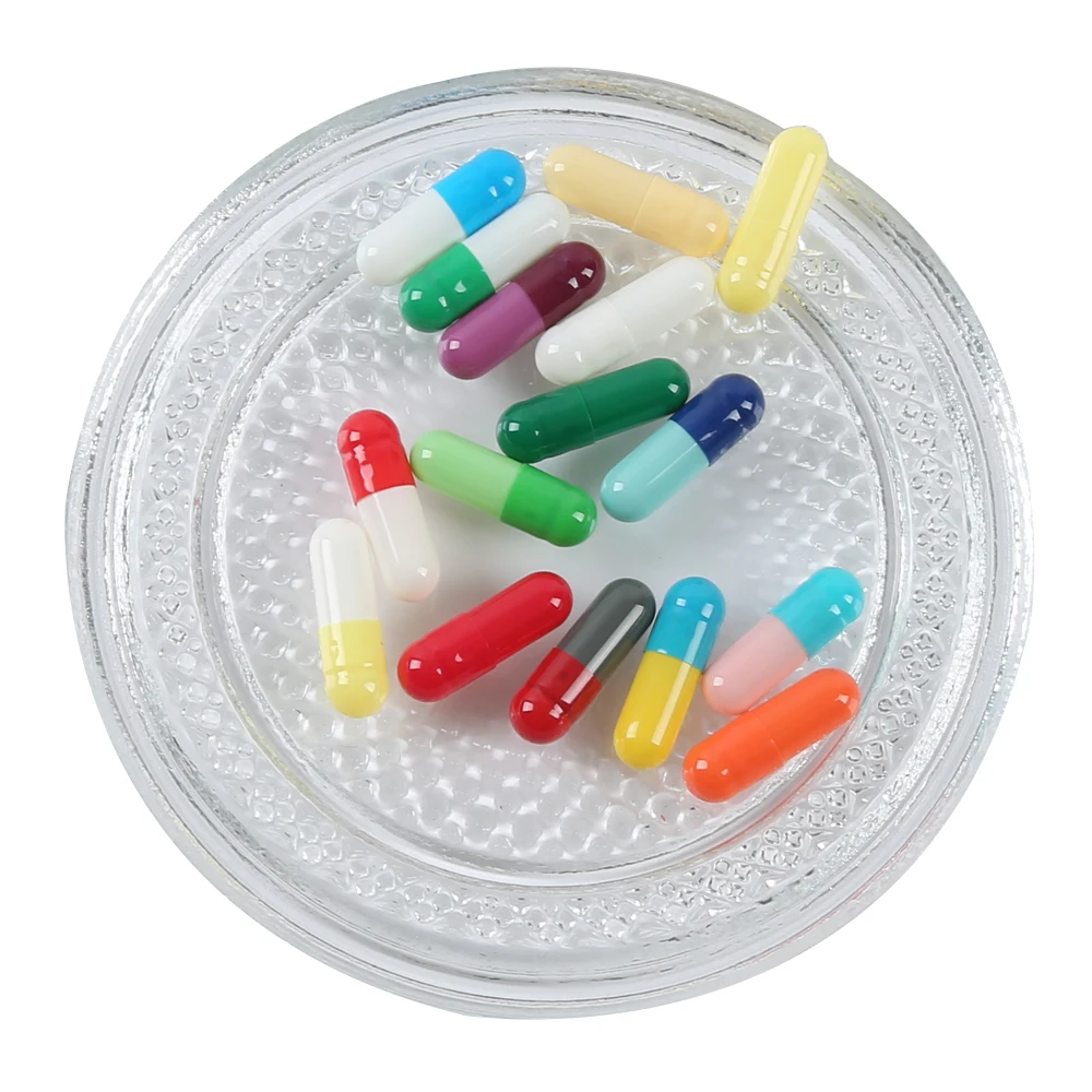 all colors and size  100% bovine gelatin halal capsule