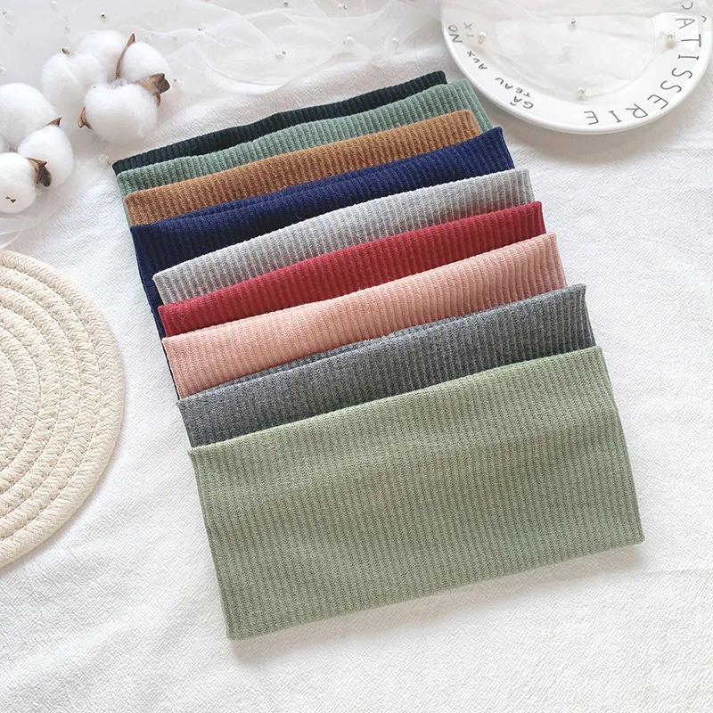 Headbands for Women Wide Non Slip Boho Head Bands Elastic Thick Soft Hairbands Fashion Workout Yoga Hair Accessories