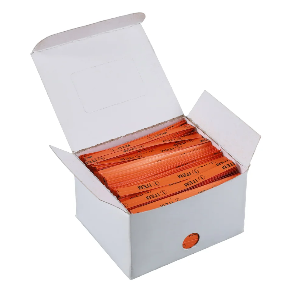 Customizable Printed Paper Twist Tie with Iron Wire for Food Gift Bread Industry Premium Box Packaging