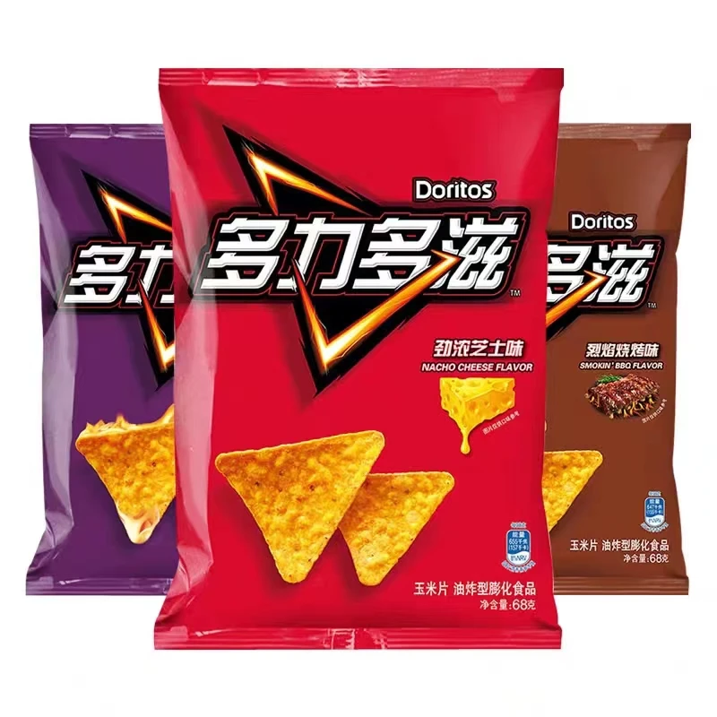 Exotic snack cheese corn flavored potato chips Doritoss chips snacks wholesale