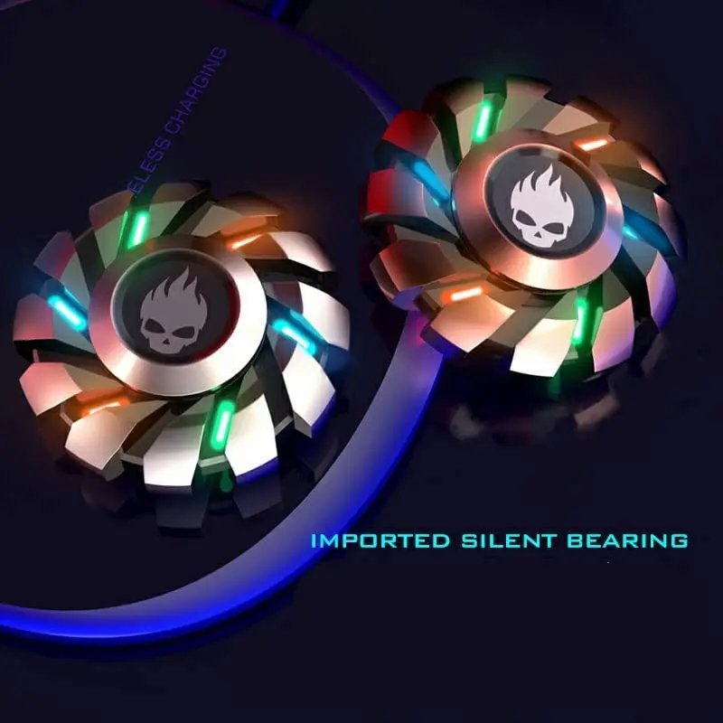 Luminous Fidget Spinner Toys Antistress Alloy Metal Spinner Gyro Stress Relief Toys Spinning Gyro Gift For Adults Kids