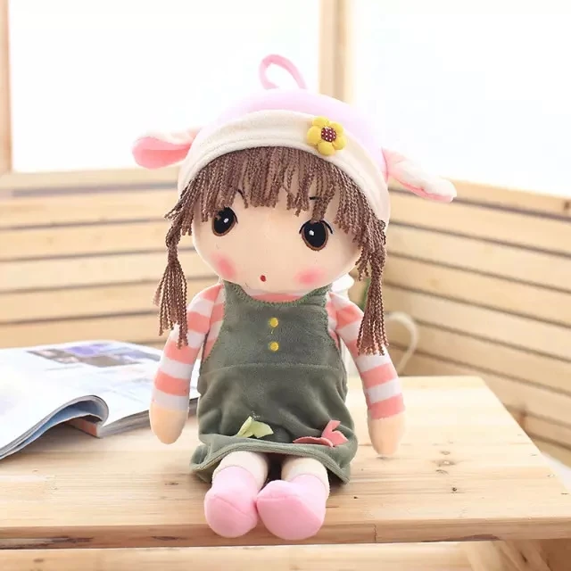 Dropshipping Kawaii Plush Doll Spring Girl Strawberry Baby Doll 45cm Plush Fairy Doll for Girls