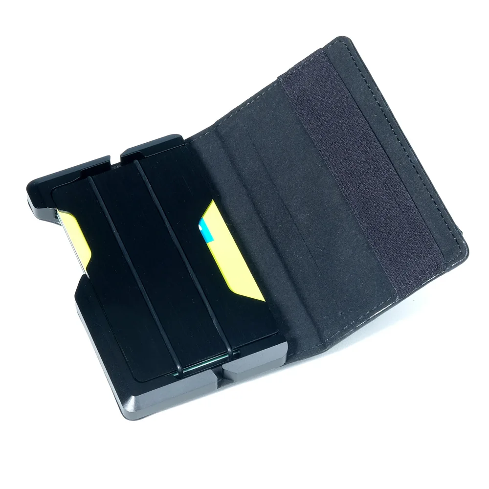 New design minimalist rfid blocking aluminum wallet  mens wallet metal wallet credit card holder