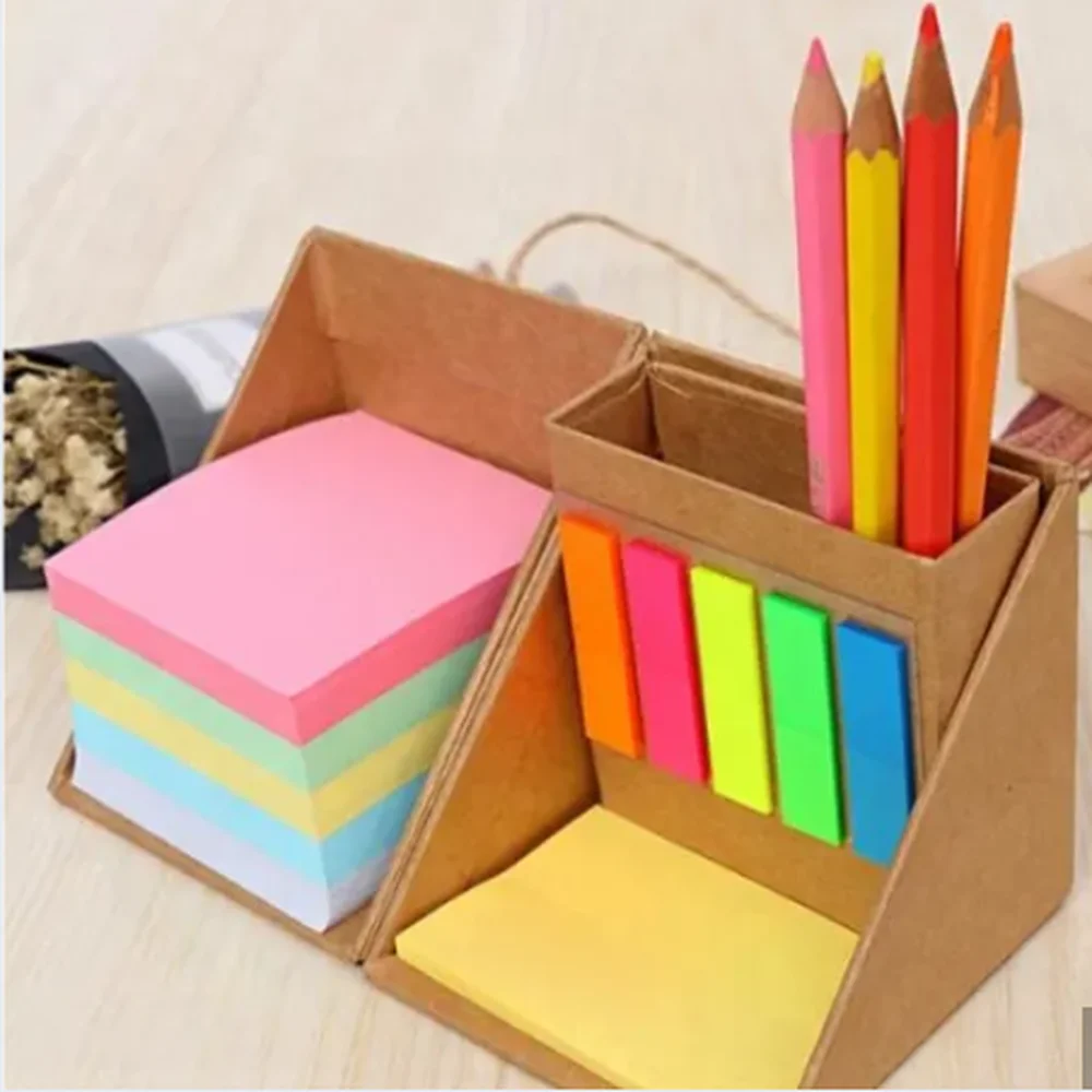 Colorful mini custom fluorescence memo notepad with logo