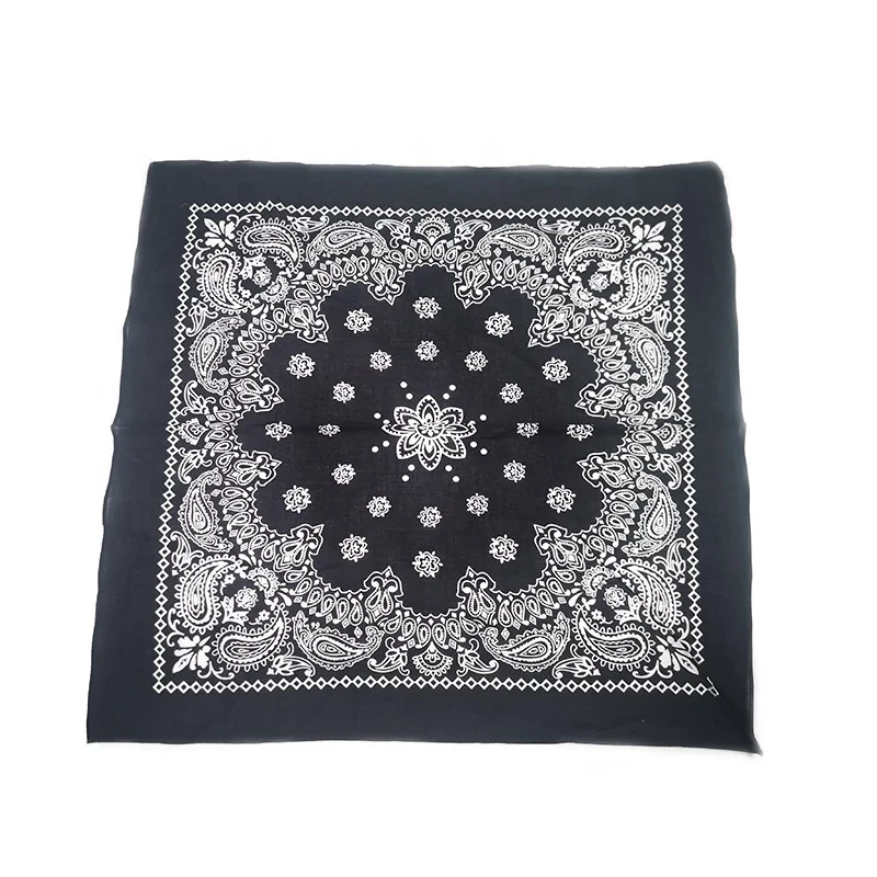 
2021 Fashion Ethnic Style 55*55cm Square Scarf Hijab For Women And Men Headband 