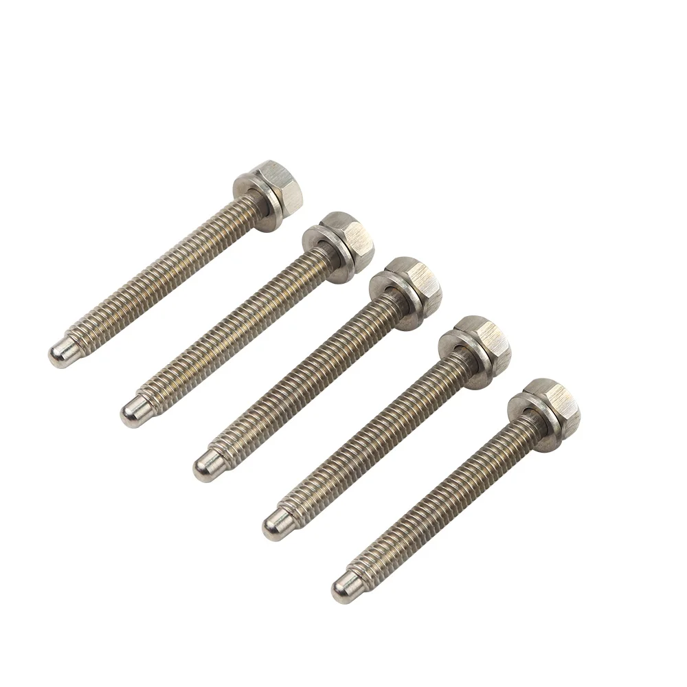 Stainless Steel Hex Head Bolts A4-80 With Nut DIN933 hex bolt with hex nut