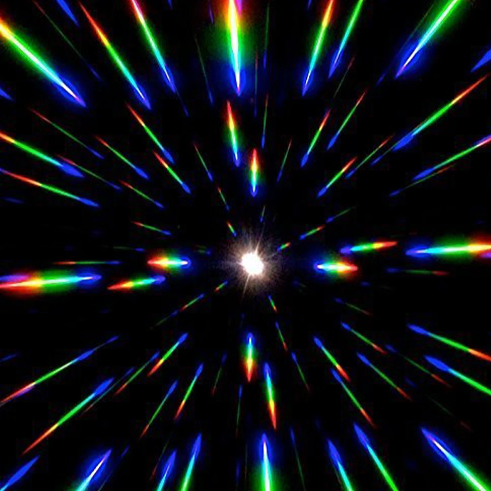 Chromadepth Cardboard 3D paper  Firework Diffraction Glasses