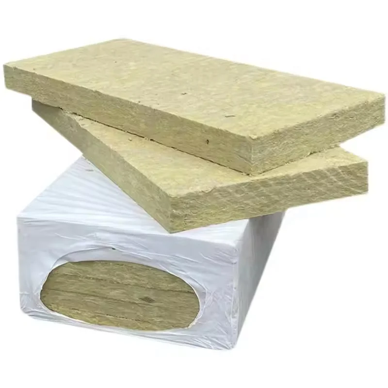 Acoustic insulation Rock wool board for building thermal insulation