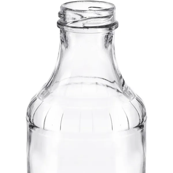 16 oz Decanter Glass Bottle with 38/400 Plastic Cap Heavy Duty 500ml BBQ Decanter Glass Bottle 16 fl oz