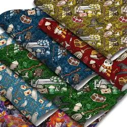 Custom Printed Faux Synthetic Leather Fabric Vinyl PVC Leather Fabric for Bags Shoes