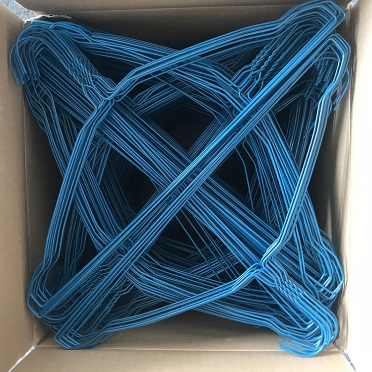 16 inch Jingyu Laundry Wire Hangers Galvanized Coated Hanger Dryer Rack