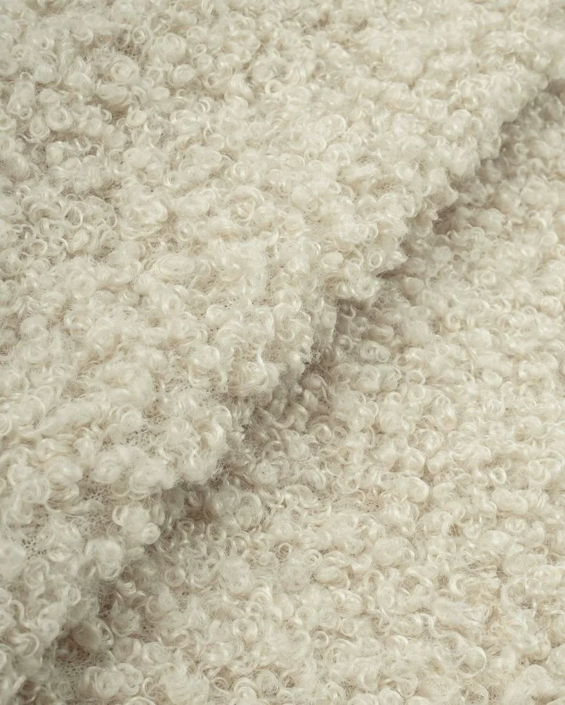 Manufacturer Custom Fashion Soft Curly Lamb Fur Long Pile Sherpa Fleece Fabric Faux Fur Fabric for Clothing