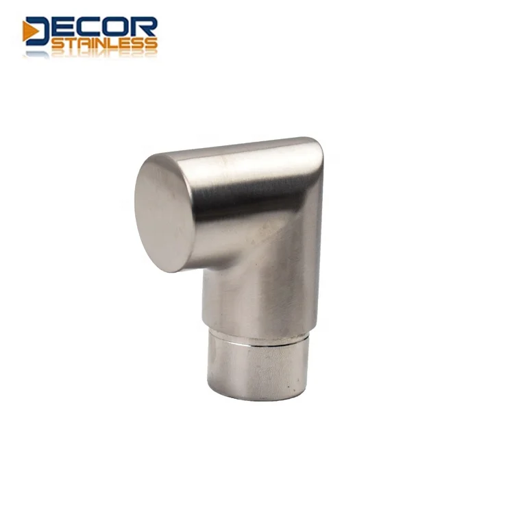 Handrail End For Wood Tube Custom Design Balcony Balustrade Railing Design Indoor Outdoor Application