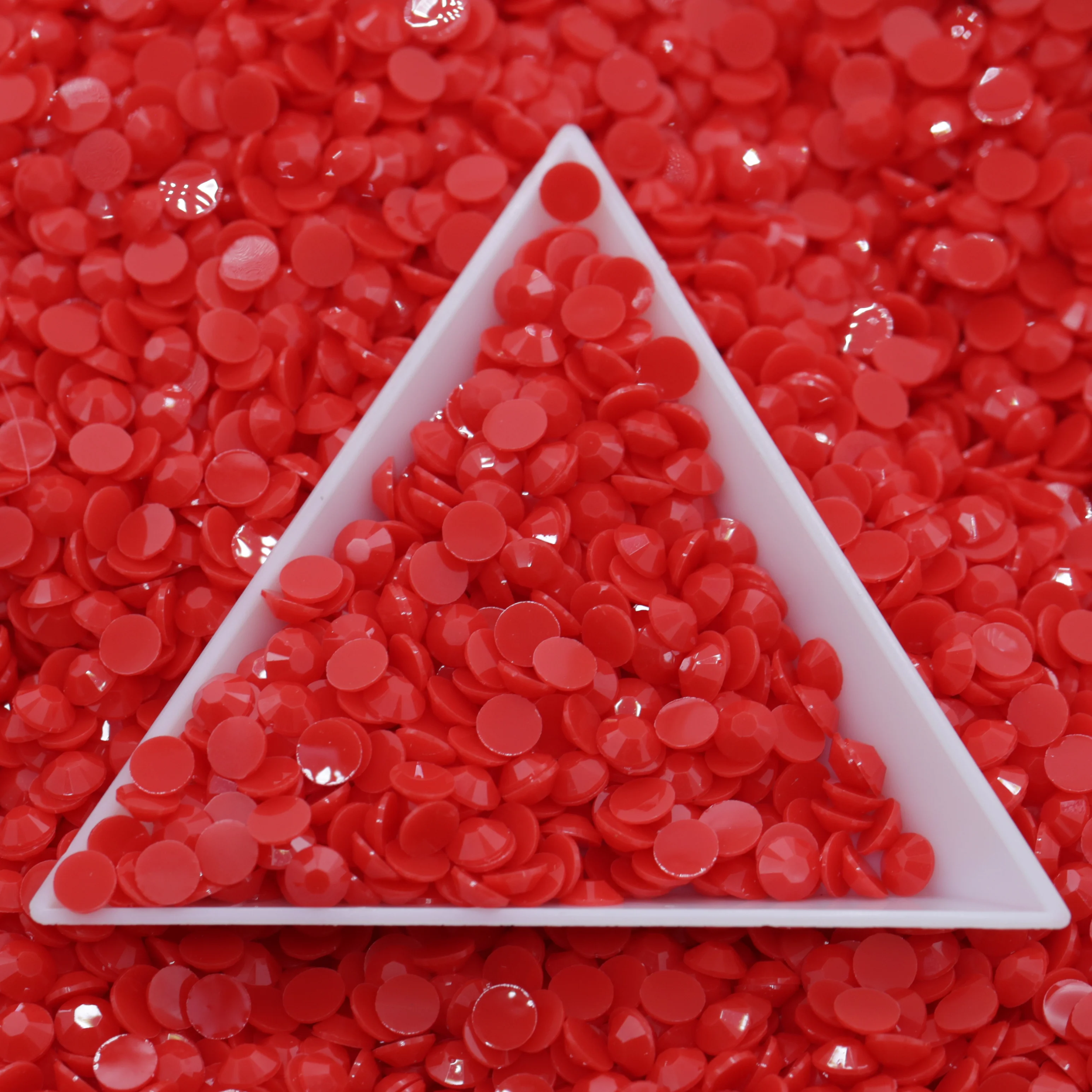 WHATSTONE 3mm 4mm 5mm Round Crystals Stones  Non Hot Fix  Flat Back Jelly A  Resin Rhinestone For Tumbler DIY