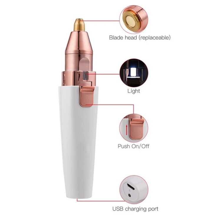 
Machine Epilator New Usb Rechargeable Hair Trimmer Epilator For Women Hair Remover 