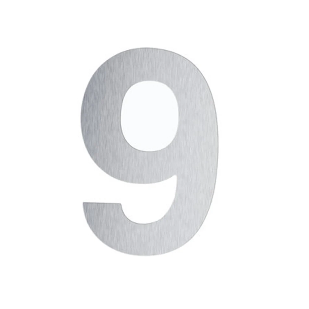 High Quality Stainless Steel Figure 9 House Number