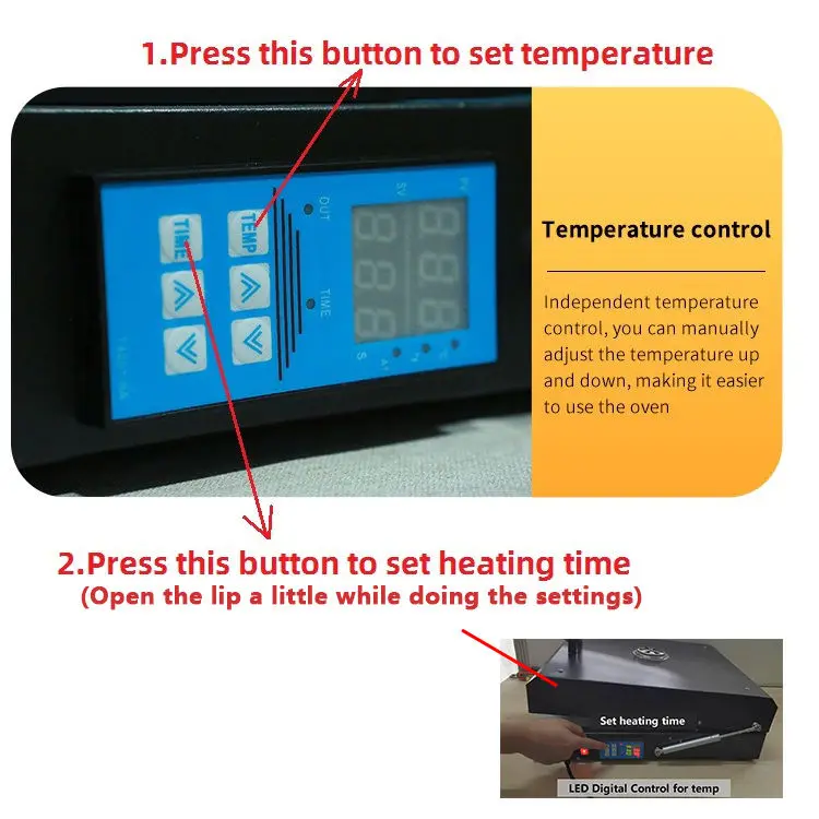 Wholesale 30cm dtf oven for ink and hot melt powder pet film curing heating dryer Machine A3 dtf oven for DFT printer