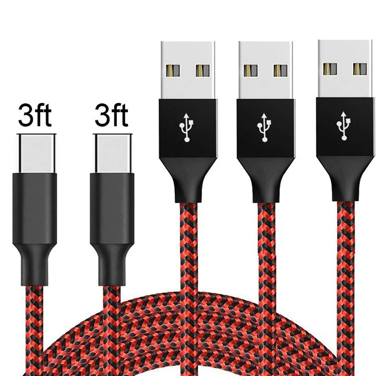  Прямая поставка высокое качество бесплатный образец USB type C 3A Дата-кабель настраиваемое зарядное устройство для мобильного телефона кабель быстрой