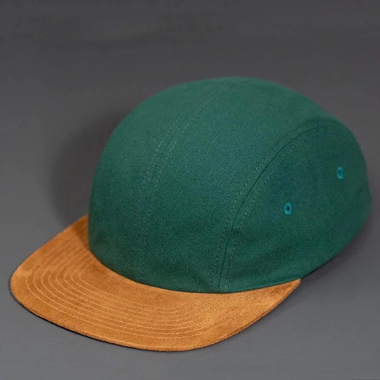 Cheap Custom Waterproof Dad Nylon Caps Camp Flat Brim 4 or 5 Panel Custom Nylon Hats