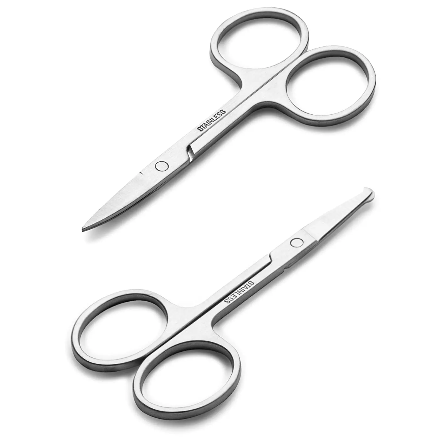 Stainless Steel Curved Eyebrow Eyelash Scissors Face Hair scissors Cuticle Nail Beauty Scissors