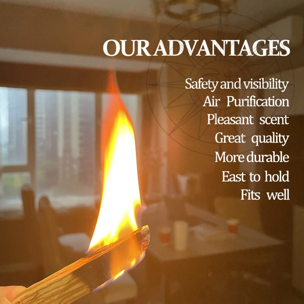 CELION Factory Sale High Quality Natural Holy Wood Stick Sandalwood Palo Santo Incense Sticks PERU